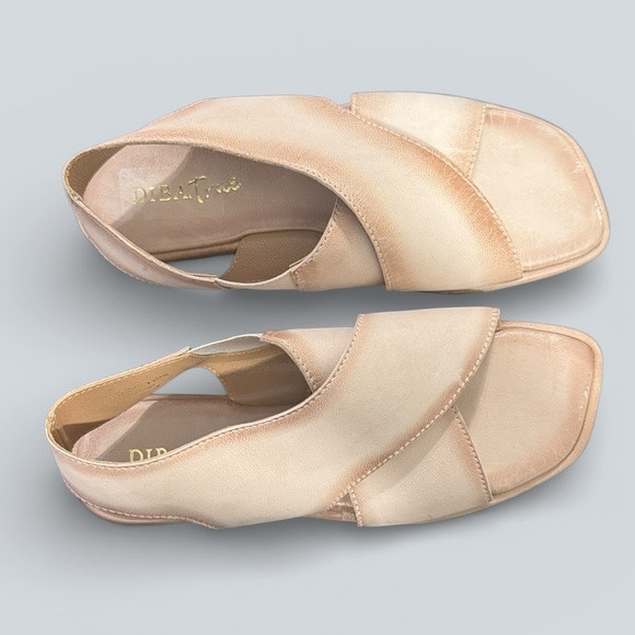 Diba True Venture Some Leather Flat Sandals – Cashew - Picture 5 of 8